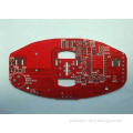 Red Solder Mask Custom PCB Boards Immersion Tin UL White Si
